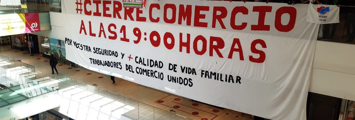 Trabajadoras/es del comercio buscan apoyo en alcaldes para cerrar a las 19:00 horas