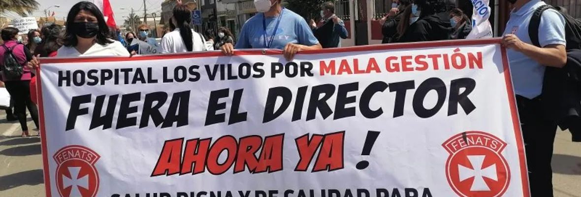 “Exigimos la salida inmediata del director”: Trabajadores/as del Hospital San Pedro de Los Vilos se encuentran en paro indefinido