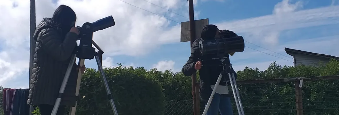 Mirando la Gran Nube de Magallanes: El proyecto con que estudiantes de escuela rural de Isla Mocha participan de Congreso Astronómico Nacional