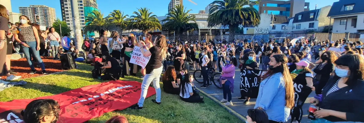 Multitudinaria marcha recorre Concepción en el día internacional contra la violencia hacia las mujeres