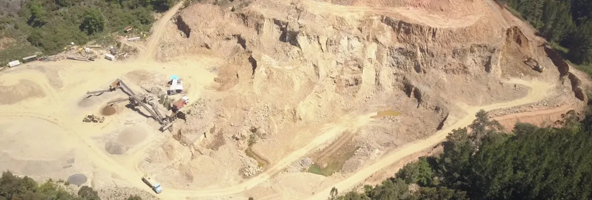 Cantera de Áridos El Pellín en Penco ingresó Declaración de Impacto Ambiental para aumentar extracción