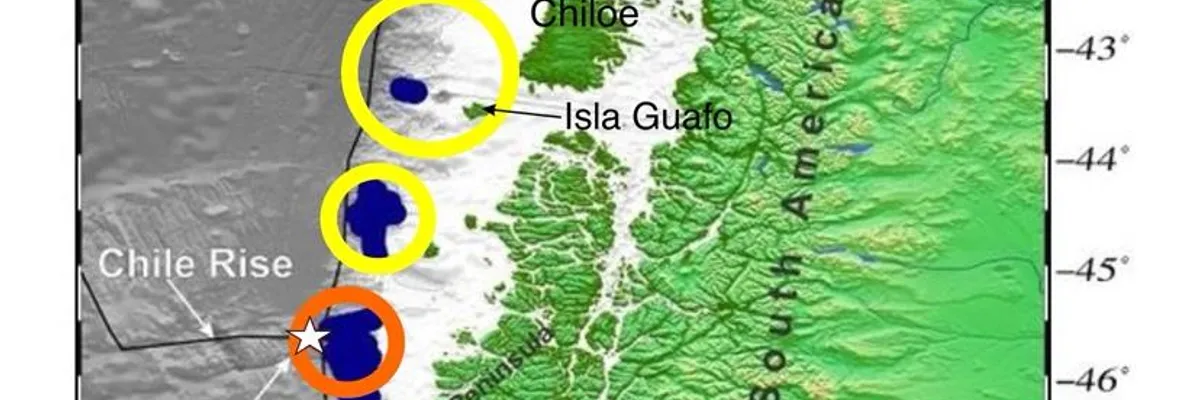 Volcanes submarinos podrían desestabilizar y liberar hidratos de gas metano en la ecorregión marina Chiloé-Taitao, revela estudio