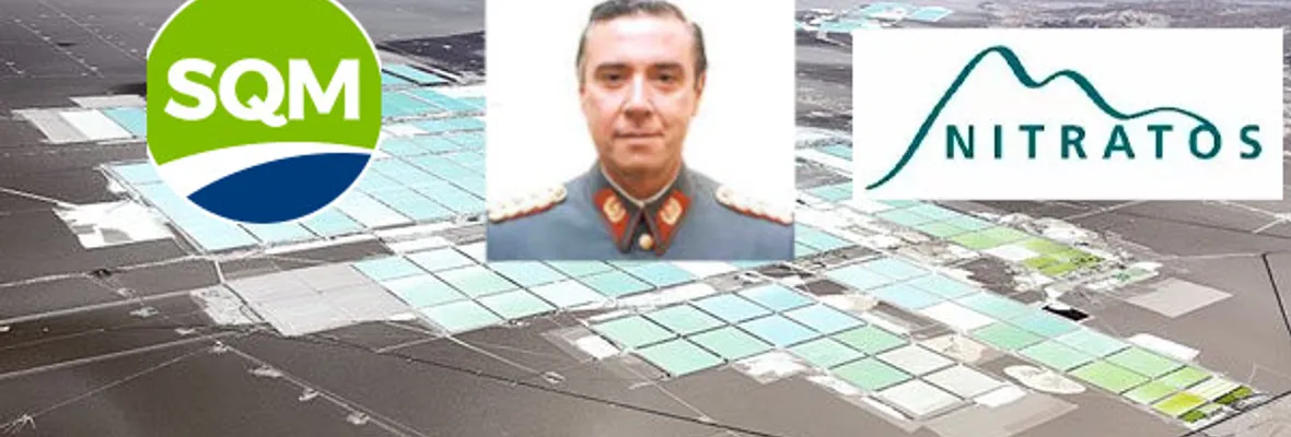 Ex agente CNI hoy dirige empresa Nitratos de Chile, cascada de SQM