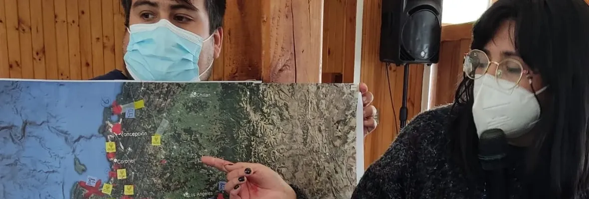 Realizaron encuentro por la superación del modelo forestal en Curanilahue