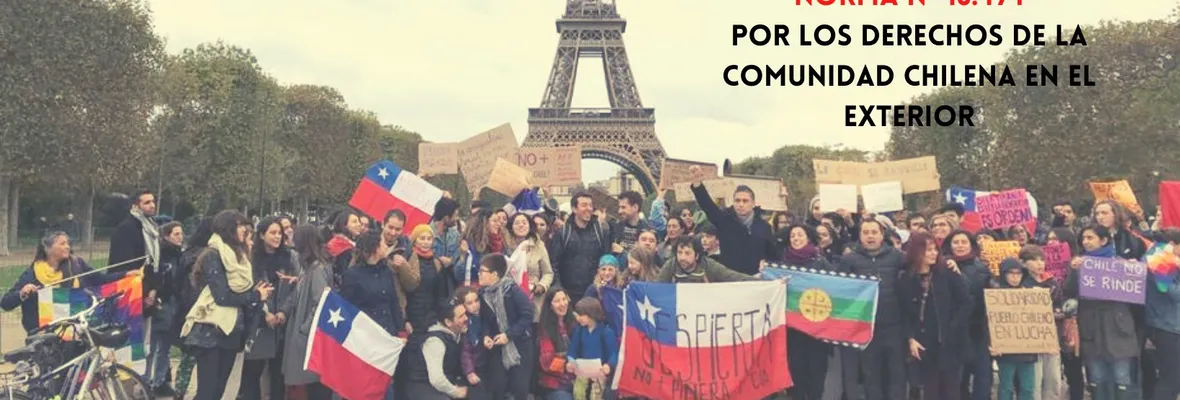 Organizaciones fuera del país lanzan Iniciativa Popular de Norma: "Con nosotras también: por el reconocimiento de los derechos de las personas chilenas en el exterior"