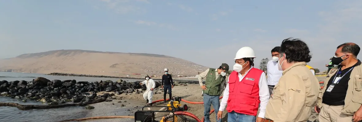 Perú declara emergencia ambiental por derrame de petróleo