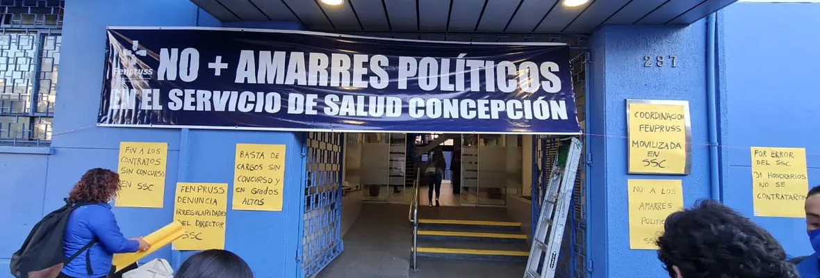 Servicio de Salud de Concepción contrató a excandidato RN a Core sin concurso público mientras niega traspaso a contrata de funcionarios/as a honorarios