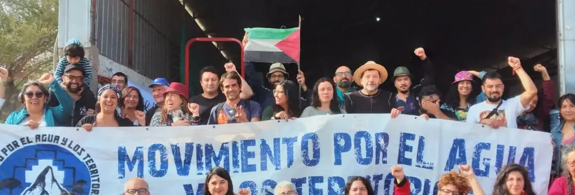 Movimiento por el Agua y los Territorios apunta a la necesidad de una nueva Constitución para frenar el extractivismo