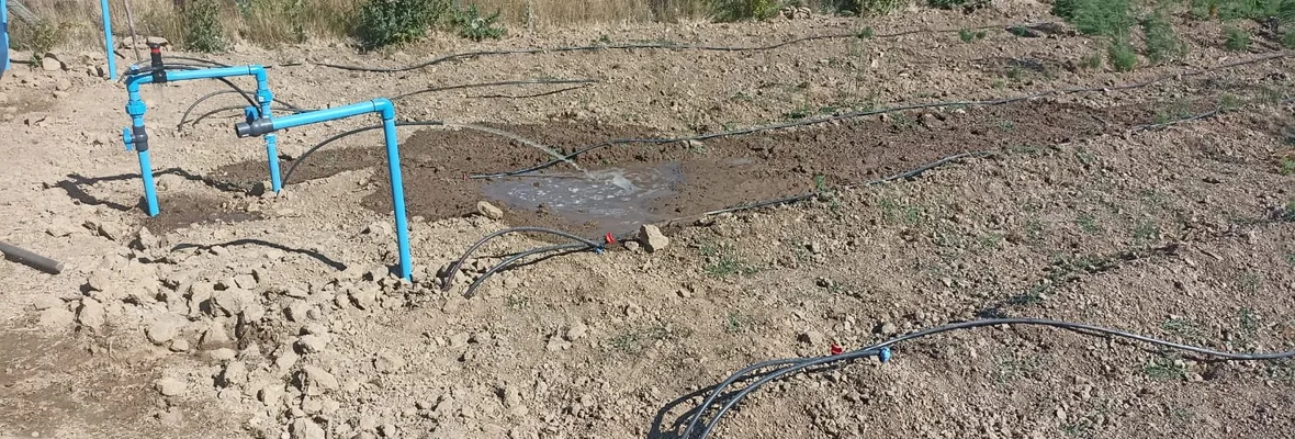 Pequeño agricultor acusa a Indap de abandonar proyecto de riego en construcción provocando la pérdida de sus cultivos