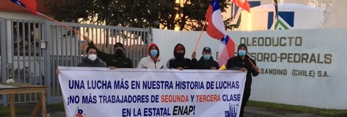 Tras huelga trabajadores/as de Conecta alcanzaron mejoras laborales al interior de Enap: Debieron intervenir las seremis de Trabajo y Energía