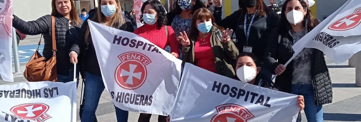 Trabajadoras/es de la salud inician paro en hospital Las Higueras ante falta de personal y sobre carga laboral
