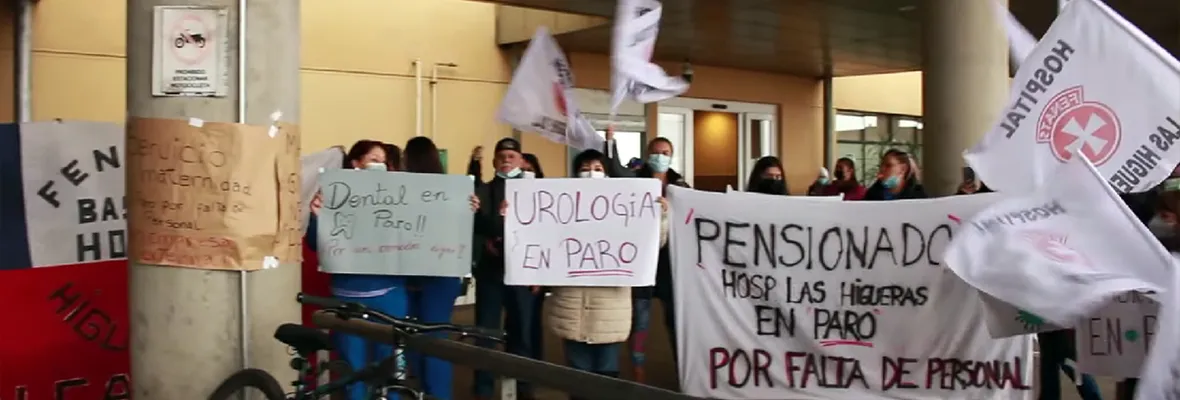 Hasta trabajadores/as almorzando en las escaleras: La movilización por mejoras en condiciones de trabajo en el Hospital Higueras