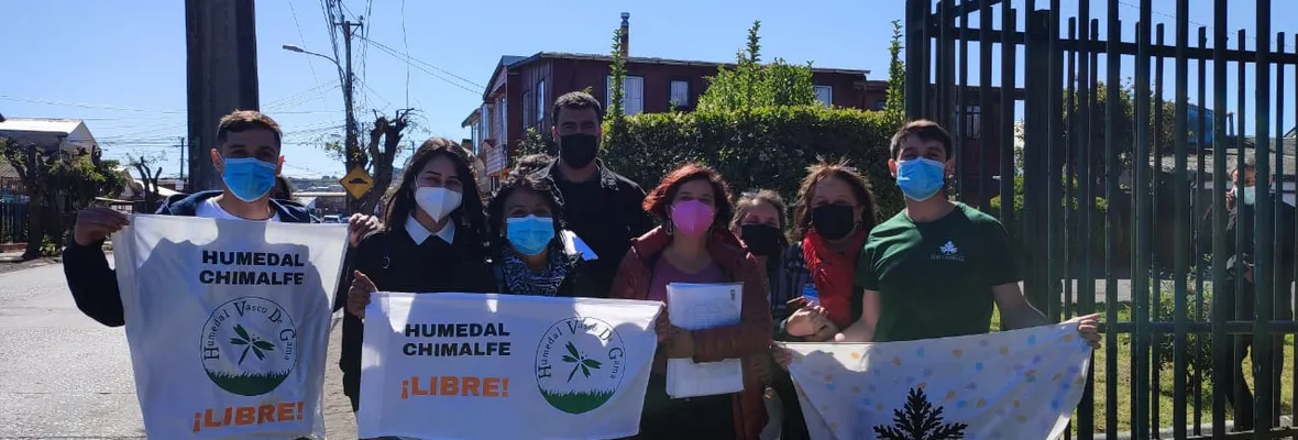 Vecinas/os concretan primera reunión en torno a la defensa del humedal Vasco de Gama de Hualpén con autoridades regionales