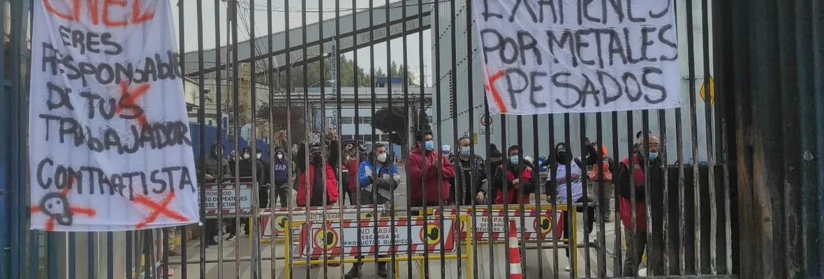 Trabajadores subcontratados exigen a Enel exámenes médicos por posible contaminación e igualdad de acuerdos de salida ante cierre de Bocamina II