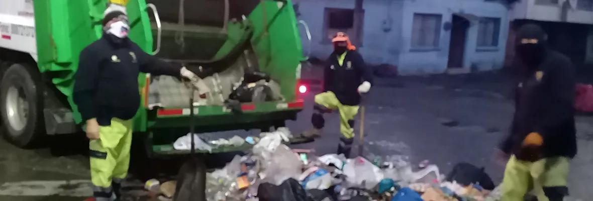 Recolección de basura en Lota se mantiene paralizada indefinidamente por incumplimiento en el pago de Bono de Aseo por parte del municipio