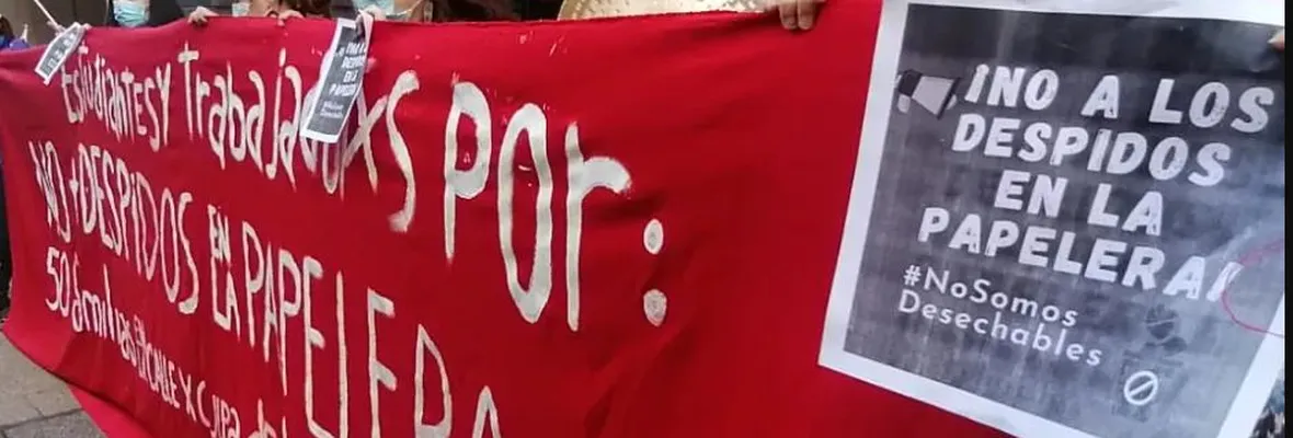 "Fuimos desechables": Papelera filial de CMPC en Puente Alto se niega a cualquier reincorporación tras despedir a más de cien trabajadores