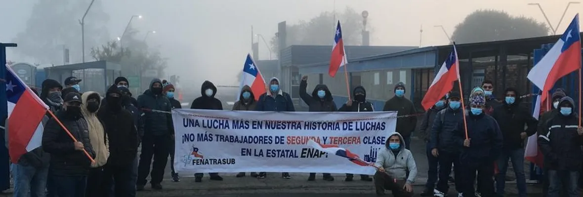 Gerencia de ENAP deja plantados a trabajadores subcontratados en decisiva mediación: Conflicto sigue entrabado