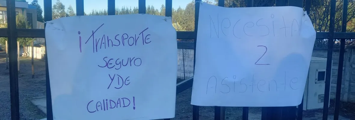 Estudiantes de escuela San Carlitos de Tomé han dejado de asistir a clases por falta de transporte escolar