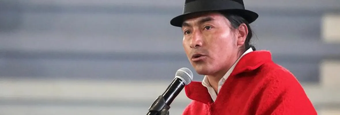Paro Nacional en Ecuador: Organizaciones sociales e indígenas exigen inmediata liberación de dirigente indígena