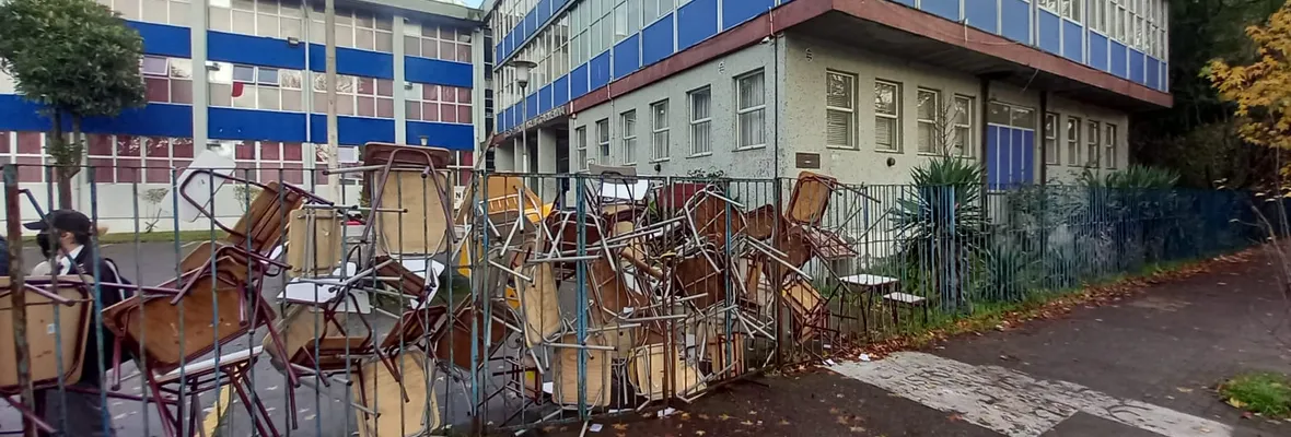 Mala gestión de SLEP Andalién Sur provoca tomas de liceos en Concepción por infraestructura deficiente y problemas en calidad de alimentos