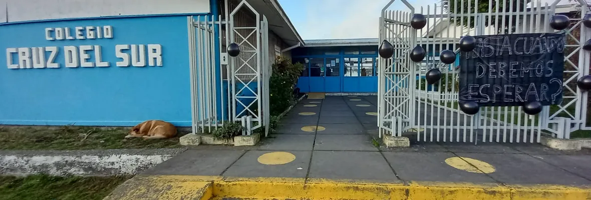 Empalme eléctrico de escuela Cruz del Sur sigue sin renovarse pese a proyecto de mejoramiento obtenido en 2016: Desde el DAEM argumentan falta de recursos