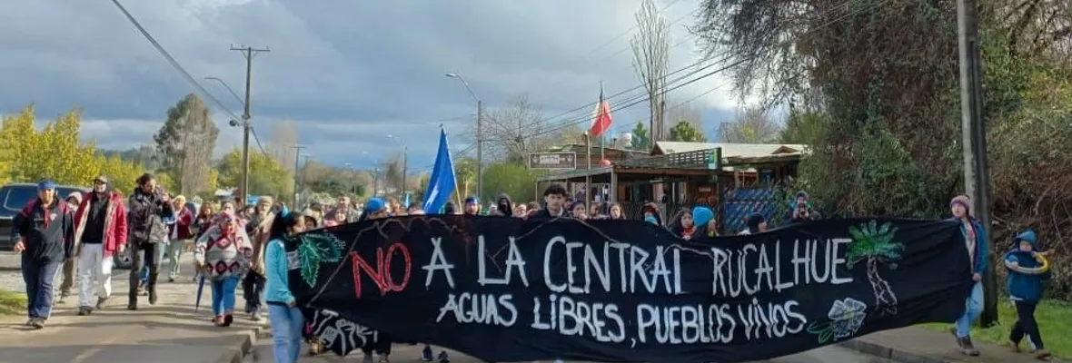 "La lucha es larga y continúa": Marcha en defensa del río Biobío recorrió Santa Bárbara