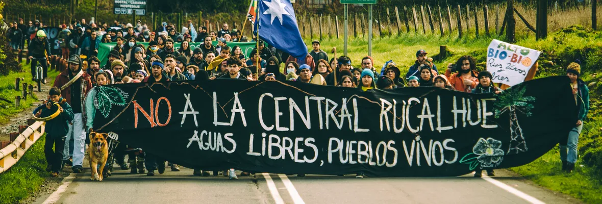 Especial Gráfico| ¡No a la Central Rucalhue!: Marcha en defensa del río Biobío y contra los proyectos hidroeléctricos