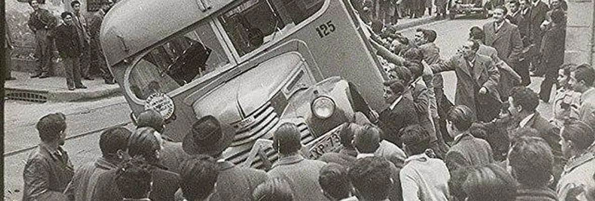 Se cumplen 73 años de la "Revuelta de la chaucha": masivas protestas populares también gatilladas por alzas del transporte público