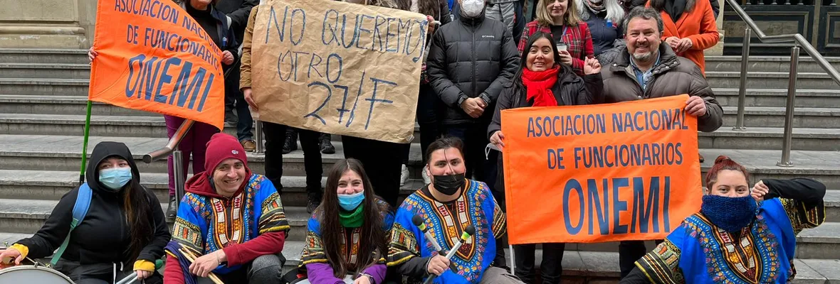 "Esto nos llevaría nuevamente a un 27/F": Funcionarios/as de la ONEMI en paro acusan mezquindad de Hacienda ante nula inyección de recursos para nuevo sistema de prevención de desastres naturales