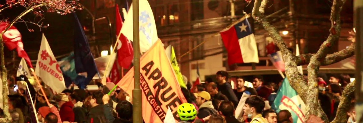 Con masiva concurrencia se vivió el cierre de campaña por el Apruebo en Concepción
