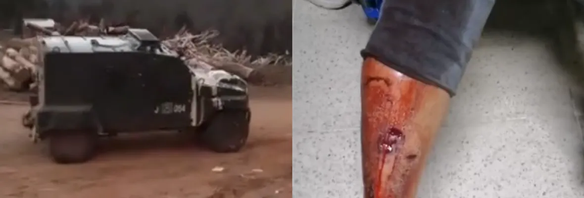 Integrantes de recuperación territorial mapuche en Arauco acusan intento de atropello por parte de Carabineros