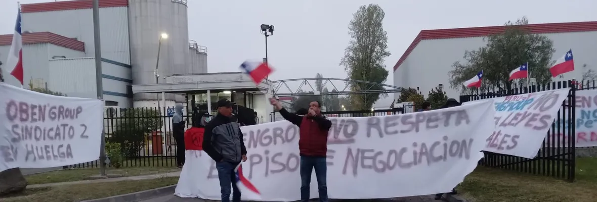 Multinacional Oben Group pretende negociar por debajo del piso mínimo y quitar bono de productividad a trabajadores que cumplen 22 días de huelga