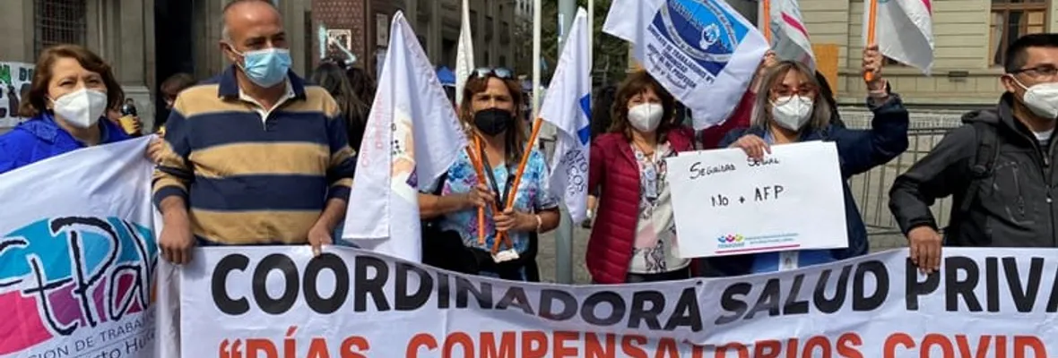 Trabajadores/as de la salud privada anuncian movilización nacional exigiendo descanso reparatorio por Covid 19