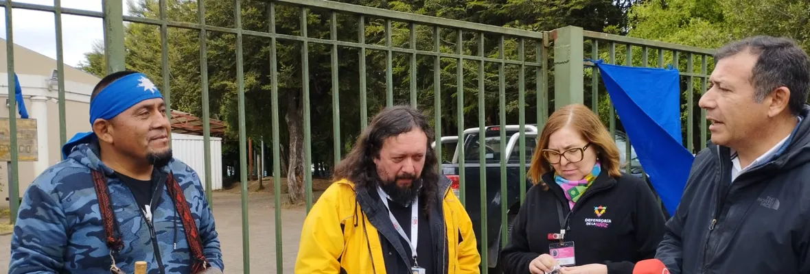 INDH y Defensoría de la Niñez se pronunciaron ante instalación de base militar al costado de Escuela en Curacautín