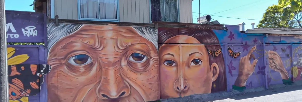 Concluye proyecto de Museo a Cielo Abierto en Chiguayante: arte y grafiti en las calles por Artehaga