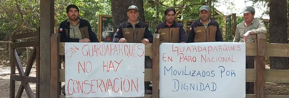 Guardaparques en paro nacional de Conaf y presupuesto 2023: "Con esta reducción tenemos que ocupar el ingenio, reciclar o conseguirnos materiales"