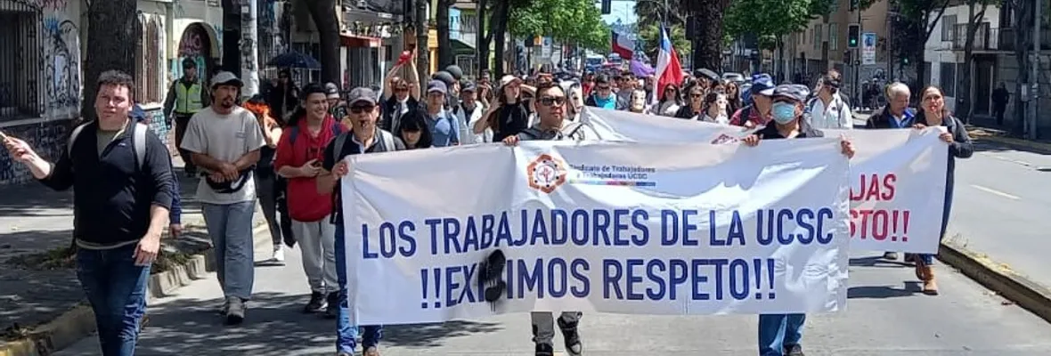 Hostigamiento laboral y crisis nerviosa: Sindicato UCSC denuncia vulneración de derechos contra uno de sus dirigentes