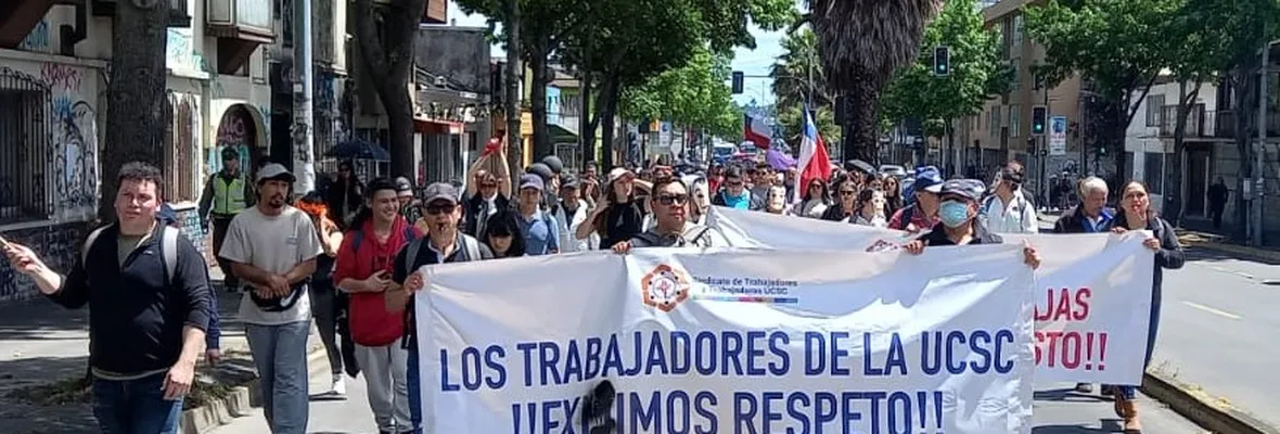 Trabajadores/as de la UCSC apuntan a reunión con arzobispo Chomali para destrabar huelga extendida por dos semanas