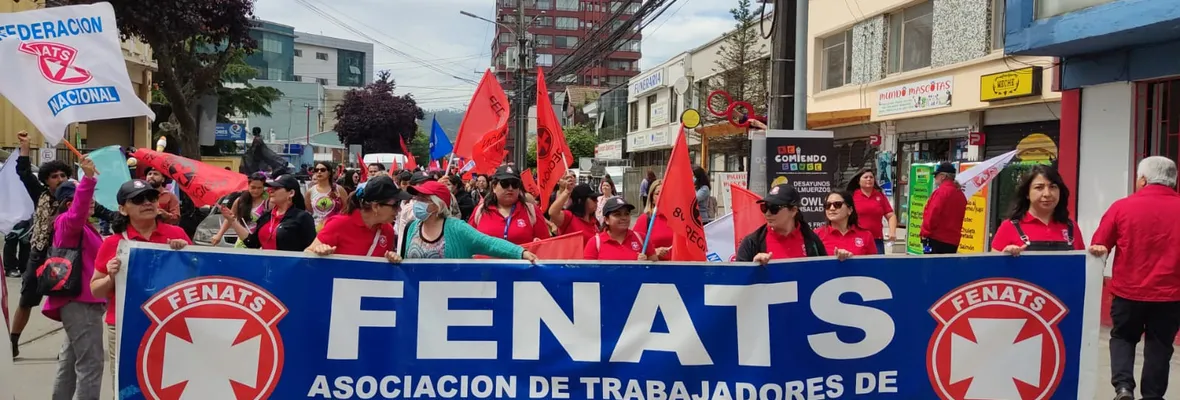 Marcha de Trabajadores/as de la Salud recorrió Concepción denunciando precariedad laboral e infraestructural en los hospitales del Biobío