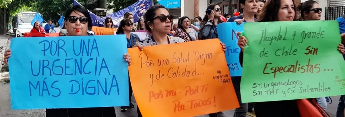 No hay respuesta a petitorio: Unidad de Urgencias del Hospital Regional de Concepción radicaliza su movilización y exige salida de su director