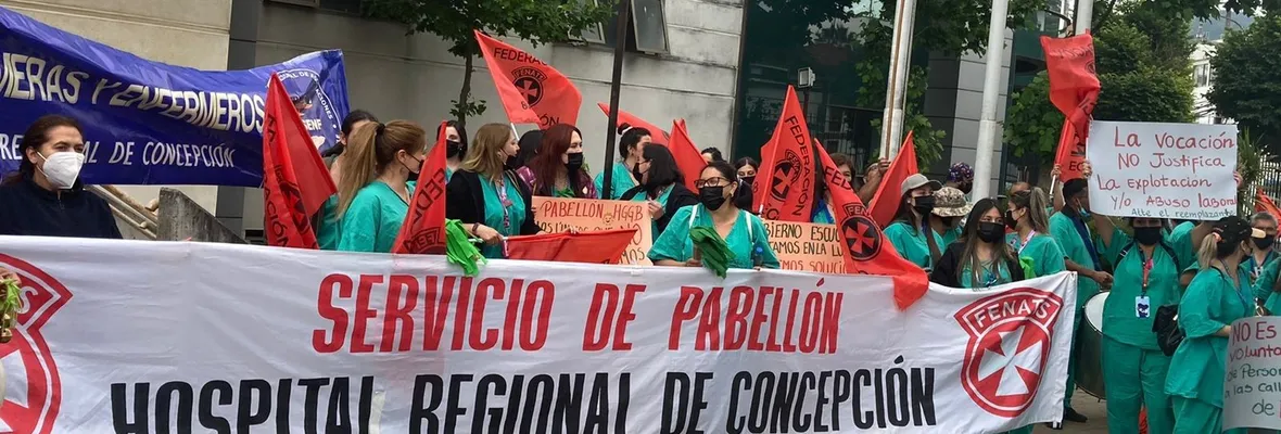 Funcionarios paralizados del Hospital Regional responden al presidente del Colegio Médico del Biobío