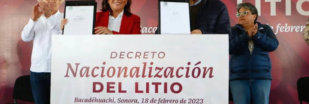 México nacionaliza el litio