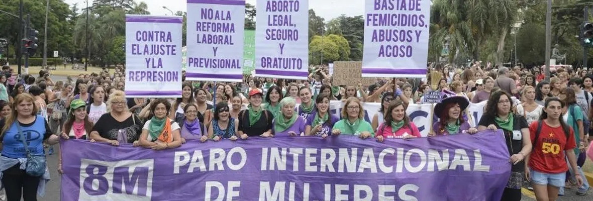 Un masivo y combativo 8M se vivió en Latinoamérica