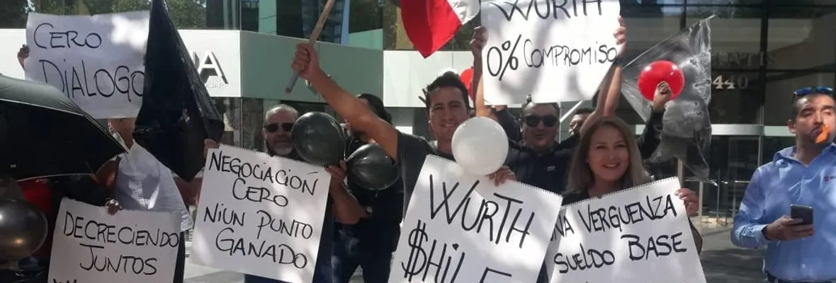 Transnacional Würth, que paga $100 mil de sueldo base, no quiso mejorar las condiciones: Sindicato tuvo que postergar negociación