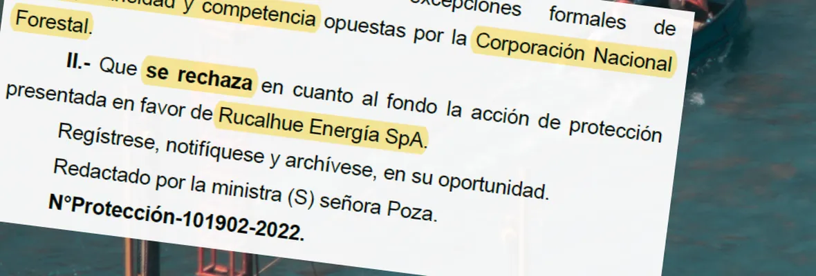 Proyecto Central Rucalhue no es de interés nacional: Corte de Apelaciones rechazó recurso de empresa hidroeléctrica