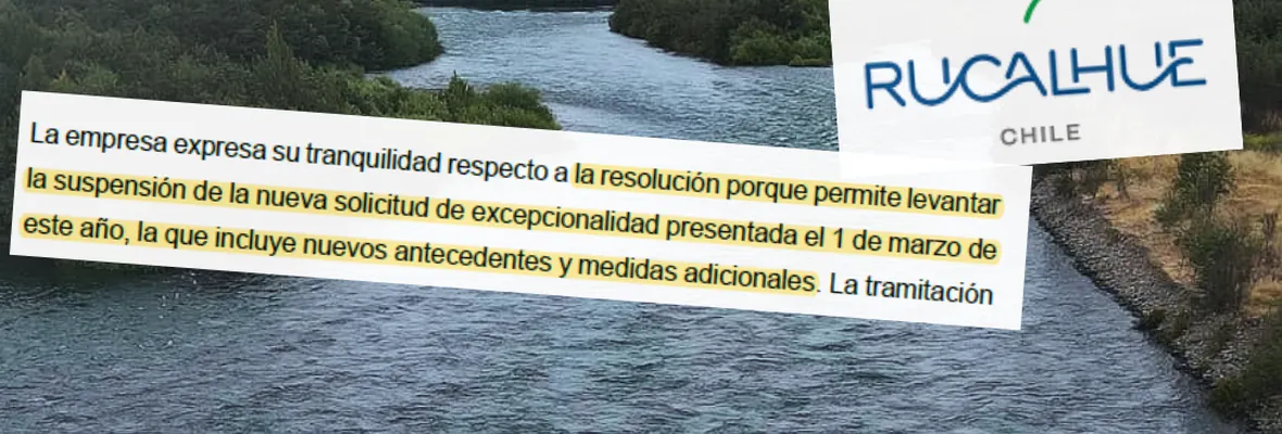 Empresa ingresó nueva solicitud para declarar proyecto hidroeléctrico como interés nacional y construir Central Rucalhue