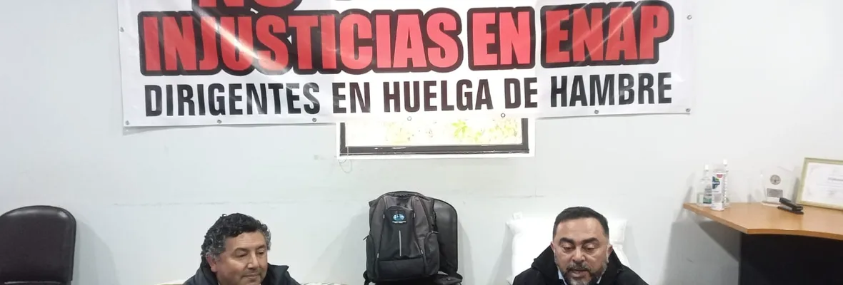 Dirigentes sindicales de Enap - Petrox en huelga de hambre exigen reincorporación de trabajadores despedidos: "El hilo se cortó por lo más delgado"