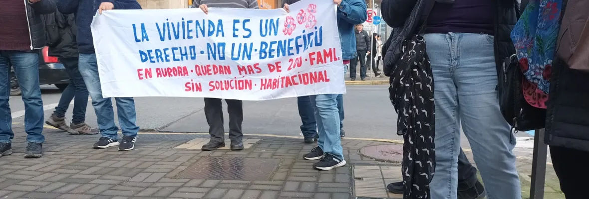 Pobladores/as Aurora de Chile manifestaron "Enojo, malestar y decepción" ante desinterés y promesas incumplidas por el MINVU