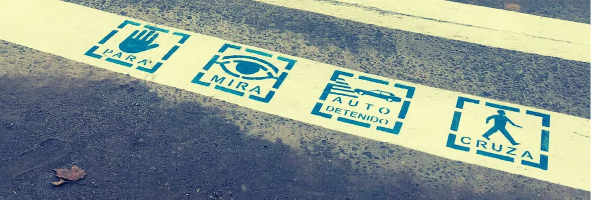Implementan pictogramas en pasos peatonales para mejorar la autonomía y la seguridad vial de las personas con TEA en Concepción