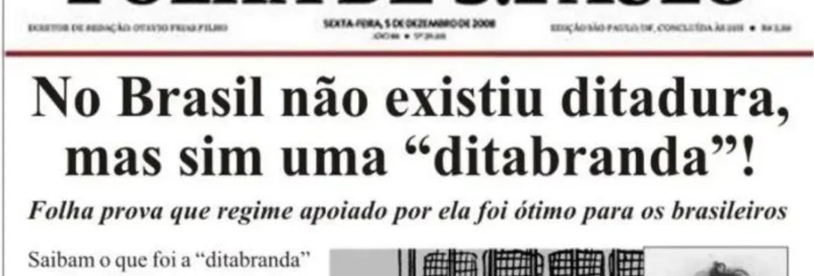 Periódico Folha de Sao Paulo: otro cómplice empresarial de la dictadura brasileña